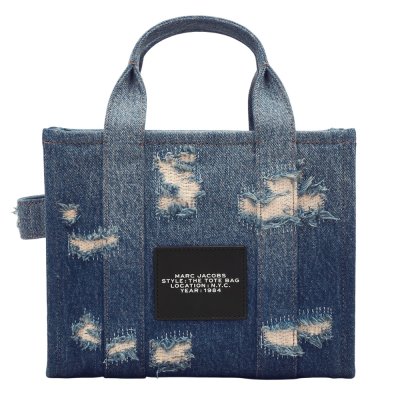THE RIP AND REPAIR DENIM SMALL TOTE BAG